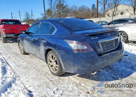 2012 Nissan Maxima S из США, поврежденный, VIN 1N4AA5AP5CC809853
